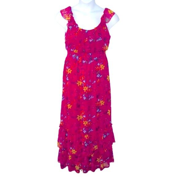 Old Navy NWT Floral Tiered Maxi Sundress size Medium - Picture 1 of 16